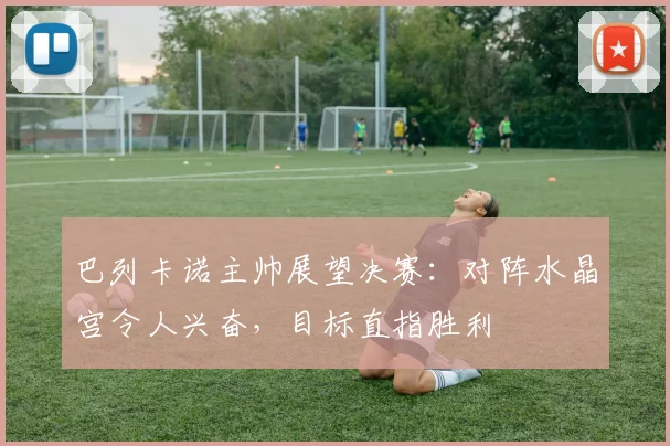 巴列卡诺主帅展望决赛：对阵水晶宫令人兴奋，目标直指胜利