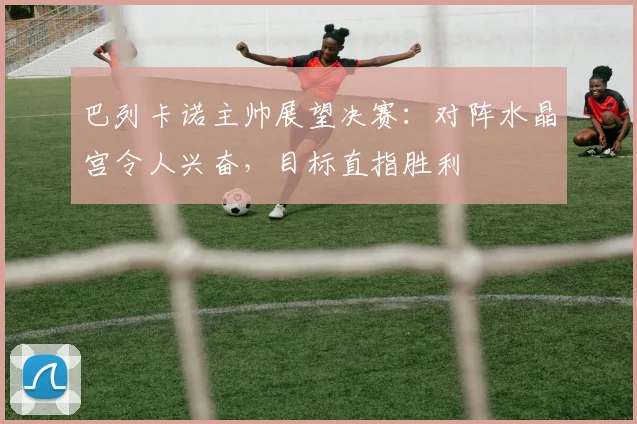 巴列卡诺主帅展望决赛:对阵水晶宫令人兴奋,目标直指胜利
